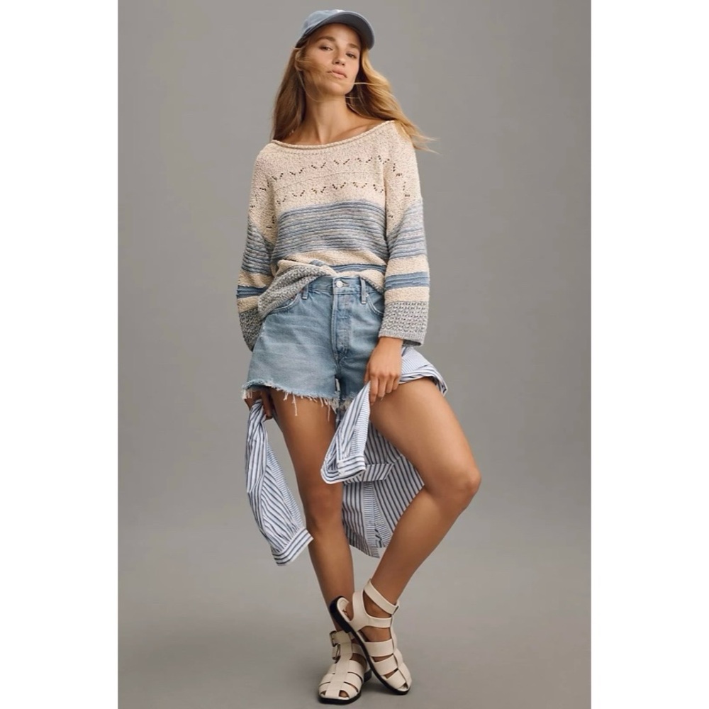 AGOLDE Parker Denim Fray Shorts Swapmeet